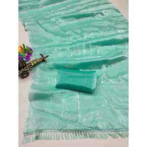 Robe de soirée de créateur Saree avec de beaux imprimés en aluminium Work Elegant Dresses - Product Image 1