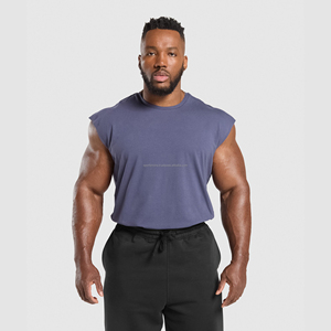Solid Color Men's Breathable Sporty Exercise Training Tank <b>Top</b> 100% Polyester Lightweight Gym Athletic - Product Image 5
