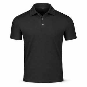 Polo T-shirt personnalisé en coton de haute qualité, 50% polyester, coloré, prix usine, logo personnalisé - Product Image 1