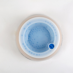 Distributeur automatique de nourriture pour animaux de compagnie, gamelle ronde pour chat et chien, en mélamine, taille standard - Product Image 5