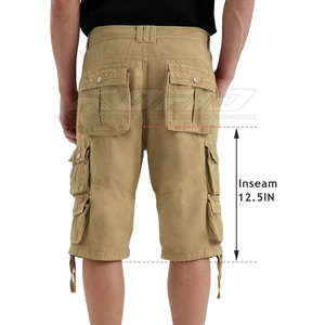 Pantalones Cortos Cargo Elegantes para Hombre, Diseño Duradero con Múltiples Bolsillos, Ajuste Cómodo y Relajado para Viajes al Aire Libre, Senderismo y Uso Diario Informal - Product Image 2