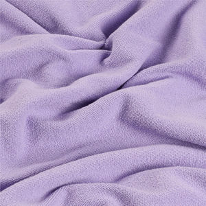 Sweat-shirt à capuche unisexe surdimensionné en molleton violet uni, coupe décontractée, tricoté, manches longues, idéal pour l'automne - Product Image 5