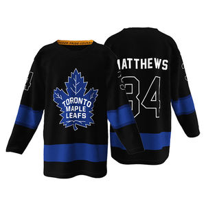 เสื้อฮอกกี้น้ำแข็งแบบสั่งทำขายส่ง พิมพ์ลายได้ตามต้องการ ระบายอากาศได้ดี แขนยาว สำหรับนักกีฬาทีม |   การผลิตโดยตรงจากโรงงาน - Product Image 5