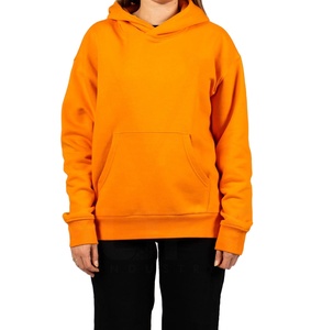 Sudadera con Capucha para Hombre 2024, 100% Algodón, Lisa, de Alta Calidad, Estilo Urbano, Hombros Caídos, Bolsillos, Personalizable, OEM, Venta al Por Mayor - Product Image 1