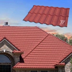 जस्ती नालीदार छत शीट/पत्थर लेपित धातु टाइल्स केरल में/छत टाइल - Product Image 2