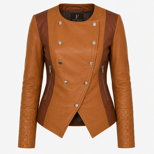 Chaqueta Bomber de Gamuza Mocha, Chaqueta Bomber de Piel de Oveja, Color Granate, Acolchada, Ecológica, de Secado Rápido, con Bordado 3D, Transpirable, para Invierno - Product Image 5