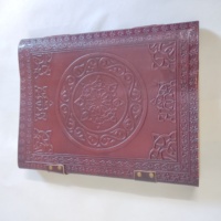 Meilleure qualité Vintage B5 13x10 cahier de Journal relié en cuir fait à la main 100 feuilles PU cuir arbre vie en relief journal de voyage