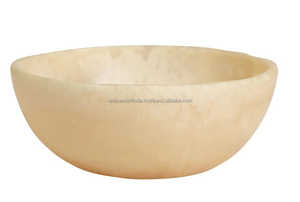 Elegante cuenco de resina 2024 con diseño de mármol natural, sofisticado accesorio ecológico para decoración del hogar y comedor para fiestas - Product Image 3