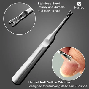 Professional <b>Nail</b> Cuticle Pusher Tool High Precision Manicure Grooming <b>Kit</b> Dual Ended Cuticle Pusher With Ergonomic Anti Slip - Product Image 5