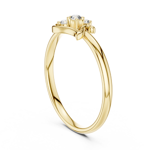 <b>Solitaire</b> Engagement <b>Ring</b> 925 Sterling <b>Silver</b> Platinum pure gold jewelry lab grown diamond engagement <b>ring</b> - Product Image 5