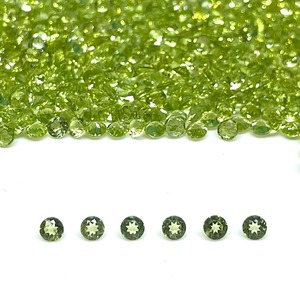 Péridot vert naturel 3 mm, taille ronde, calibré, non traité, pierres précieuses en vrac, prix de gros, lot de pierres précieuses en vrac pour la fabrication de bijoux - Product Image 6