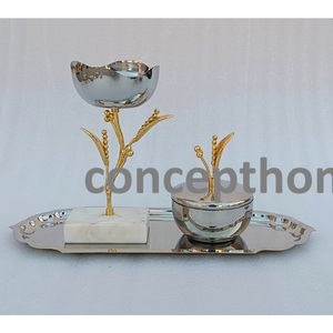 Brûleur d'encens arabe unique en acier inoxydable, aromathérapie, fait main, emballage écologique en carton, design moderne et antique - Product Image 2