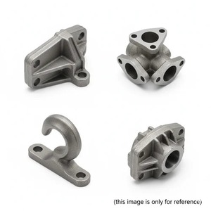 Precision Machined Cast Steel Mounting <b>Bracket</b> Multi Flange <b>Corner</b> Fitting Heavy Duty Tow Hook Bearing Housing Part Set - Product Image 5