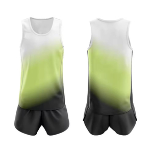 Tenue de course de compétition pour femmes, uniforme de sport d'athlétisme réversible, prix abordable, kit d'athlétisme pour femmes par sublimation - Product Image 1