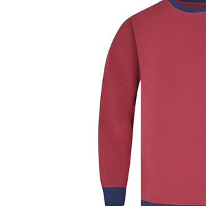 Sudadera de lana de algodón de rizo francés de invierno para hombre personalizada 300-500 GSM cuello redondo sólido hombro caído bordado ropa de calle - Product Image 2