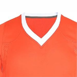 Maillot de rugby unisexe, design personnalisé, coutures renforcées pour les sports de contact, panneaux en mesh respirant, manches courtes, 100% polyester, compétitif - Product Image 5