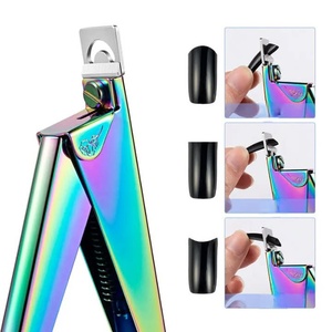 Cortacutículas Profesional de Acero Inoxidable con Raspador, Juego de 6 Cortauñas de Colores para el Cuidado de las Uñas - Product Image 2
