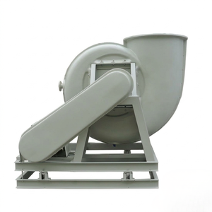Ventilateur centrifuge blanc à pales en plastique, moteur DC, ventilateur mural, souffleur d'air industriel, alimenté par batterie, OEM - Product Image 1