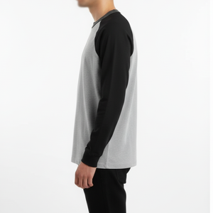 T-shirt en coton léger pour homme, col rond, coupe classique, couleur unie, fournisseur en gros de vêtements décontractés - Product Image 4