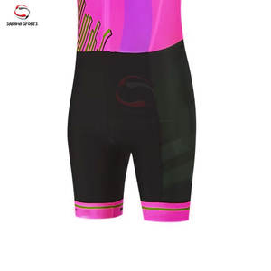 Traje de Triatlón sin Mangas, Personalizado, Transpirable, Ligero, Antibacterial, de Secado Rápido, Ecológico, Compresivo, para Ciclismo y Deportes - Product Image 6