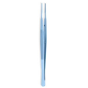 Forceps manuel microchirurgical en acier inoxydable bleu titane de 175 mm (6,78 pouces) - Product Image 1