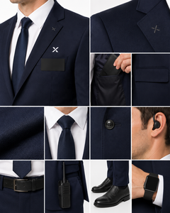 Uniformes de Aerolínea Personalizados de Manga Larga para Pilotos y Tripulación de Cabina |   Fabricante OEM ODM |   Uniforme de Supervisor de Operaciones de Puerta de Embarque para Hombres - Product Image 5