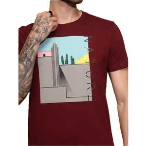 Camiseta de Hombre 100% Algodón, Camiseta de Hombre de Algodón Fresco con Serigrafía Personalizada con el Logotipo de Tu Propia Marca, Manga Corta - Product Image 5
