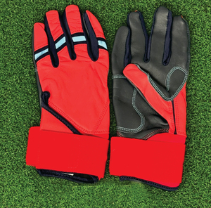 Professional Bruce <b>Bolt</b> Quality Anti-Slip Baseball Glove Custom Logo Design Premium Split Leather Batting Gloves Infield Sports - Product Image 3
