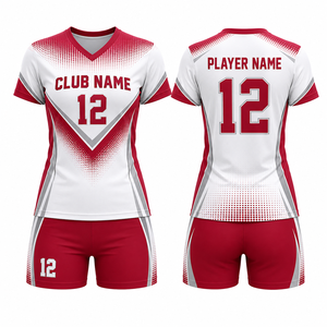 Camiseta de Voleibol Unisex Personalizada MEGAMAPLE, 100% Poliéster, Color Granate, Negro y Dorado, Sublimada, Transpirable, Uniforme de Equipo para Adultos - Product Image 1