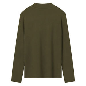 Chemise unisexe à manches longues et col montant, formelle, respirante, en coton à fibres longues et mélange de fibres Sorina, écologique, pour entreprise, vente en gros, unie - Product Image 2