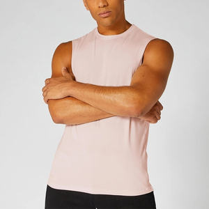 Débardeur de sport côtelé moulant sexy pour homme, personnalisable avec logo, 95% coton 5% élasthanne, vente en gros - Product Image 3