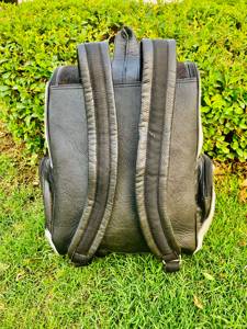 Handmade Cowhide Leather Hair On Backpack Travel Laptop Rucksack Vintage School Bag Durable Design LHBP-0033 - Product Image 3