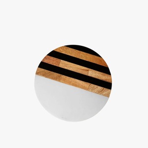 Maceta de Madera con Incrustaciones de Nácar Premium y Patas de Hierro, Maceta Decorativa Rústica para Hogar y Jardín - Product Image 4
