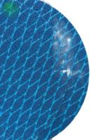 Disque abrasif RIKEN 115 mm à fixation auto-agrippante, motif diamant bleu, pour meuleuse d'angle