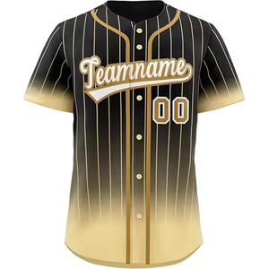 Maillot de baseball professionnel à séchage rapide, uniforme de sport d'équipe, logo personnalisé, fabricant OEM - Product Image 2