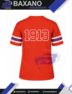 Delta | Sigma | Theta Sorority 1913 Solid <b>Red</b> Color Mesh T-Shirt For Women High Quality Fabric Custom logo T-Shirt for Women - Product Image 4