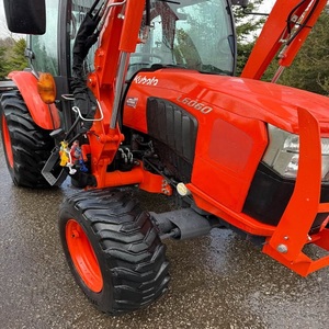 Fast Delivery Kubota L6060 4WD Wheel Tractor 70HP Core Components Engine Pump Gearbox Bearing Built for <b>Long</b> Term Use - Product Image 6