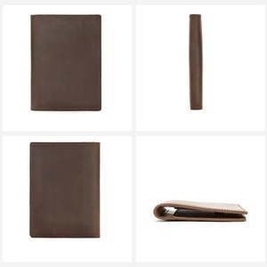 Luxury Genuine Leather <b>Passport</b> Holder Custom Logo Travel <b>Wallet</b> Full Grain Leather <b>Passport</b> Cover Manufacturer Bulk LPH-0323 - Product Image 2