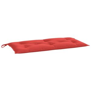 Juego de 2 Cojines Rojos para Banco de Jardín de Tela Oxford, 100% Poliéster, Duraderos y Elegantes - Product Image 4