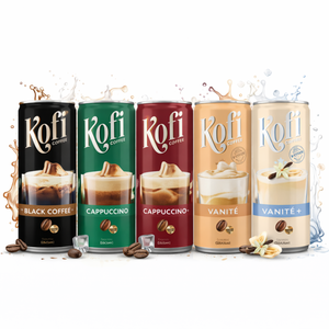 Café Instantáneo Vietnam Kofi Premium de 250 ml, Sabor a Crema de Chocolate, Dulce, con Azúcar y Cafeína, Bebida OEM de Marca Privada, Muestra - Product Image 1