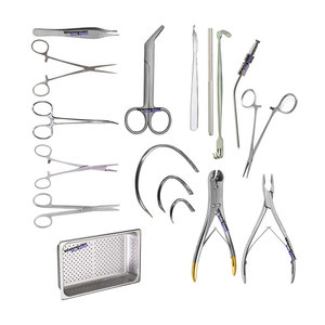 Juego de Instrumentos Quirúrgicos Veterinarios Manuales de Acero Inoxidable de Alta Calidad, 15 Piezas, Certificado CE - Product Image 1