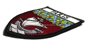 Nuevos parches de goma de transferencia de calor personalizados de moda, etiquetas de insignias de PVC, lienzo impreso, estilo cosido, tela de sarga confiable - Product Image 3