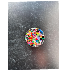 Handmade Clear Epoxy Resin Pill <b>Coaster</b> with Colorful Capsule Sprinkles – Novelty <b>Drink</b> <b>Coaster</b> <b>for</b> Home Decor Gift - Product Image 3