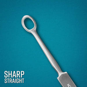 Curetas de oído de piel de zorro de calidad premium con anillas quirúrgicas, instrumento ORL de acero inoxidable para la eliminación segura de cera del oído, profesional - Product Image 3