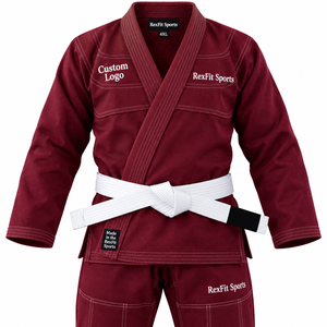 Uniforme de Grappling Brasileño Personalizado con Parche de Marca y Chaqueta Envolvente, Pantalones con Cordón para Artistas Marciales Adultos - Product Image 3