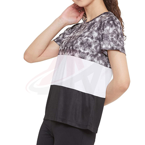 Camiseta Básica de Algodón para Mujer, Cuello Redondo, Corte Regular, Tela Ligera y Suave, Informal, para Uso Diario, Prenda Esencial de Verano - Product Image 4