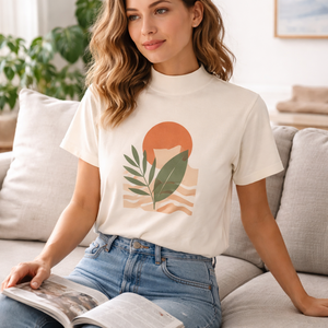 Camisetas Vintage de Cuello Alto Personalizadas al por Mayor para Mujer - Fabricante OEM, Proveedor Directo de Fábrica - Product Image 6