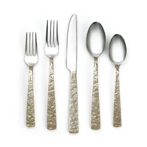 Premium Serving Cutlery <b>Set</b> Stainless Steel Elegant Spoons Forks and Knife for Dining Kitchen Buffet and Home Use - Product Image 1