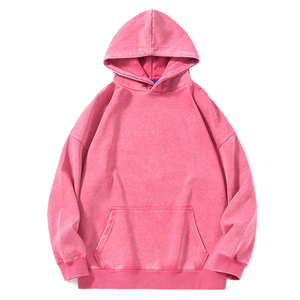 เสื้อฮู้ดดี้ผู้หญิง Force 2 Win แบบฟอกสี พร้อมโลโก้สีตามสั่ง ผ้าฝ้าย 100% บุซับใน ใส่สบายสำหรับฤดูหนาว ราคาประหยัด - Product Image 5