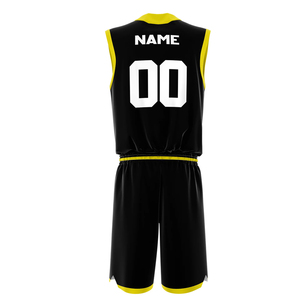 Uniforme de sport d'été respirant pour équipe de basketball, léger, 100 % polyester, maillot et short, personnalisable, OEM, export, fabricant d'usine - Product Image 2